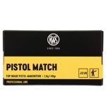 Malokalibarsko streljivo RWS 22 LR Pistol Match