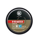 Zračno streljivo RWS 4,50 R 10 Match 0,45g, 4,50mm