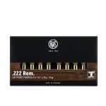 Karabinsko streljivo RWS 222 Rem TM 3,24g