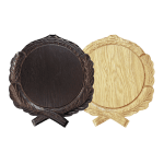 Ploča za trofeje, kljove, hrast 21 cm